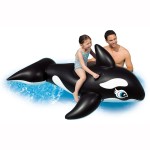 LARGE INFLATABLE KILLER WHALE BOAT TOY