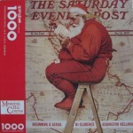 MAPPING HIS COURSE – NORMAN ROCKWELL SANTA CLAUS PUZZLE