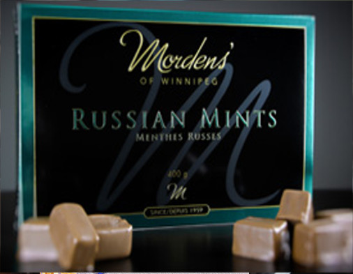 MORDEN'S RUSSIAN MINT CHOCOLATES WINNIPEG