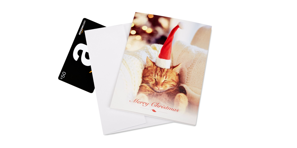 Cute Cat Christmas Card