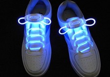 LED Light-Up Shoe Laces blue