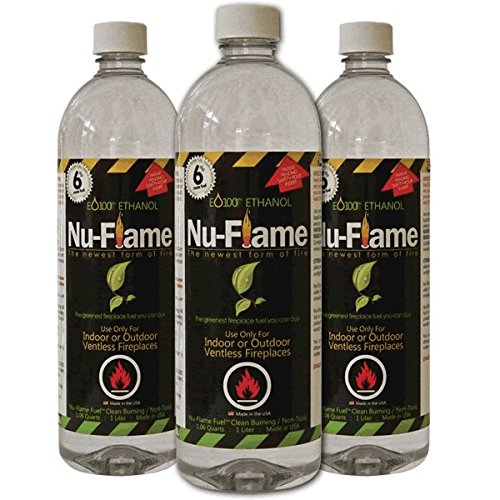 Nu-Flame Ethanol Fireplace Fuel 3 Pack