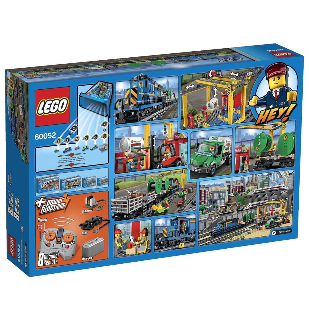LEGO City Trains Cargo Train 60052 back