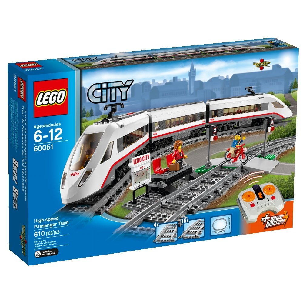 LEGO City Trains High-speed Passenger Train 60051 Building Toy box