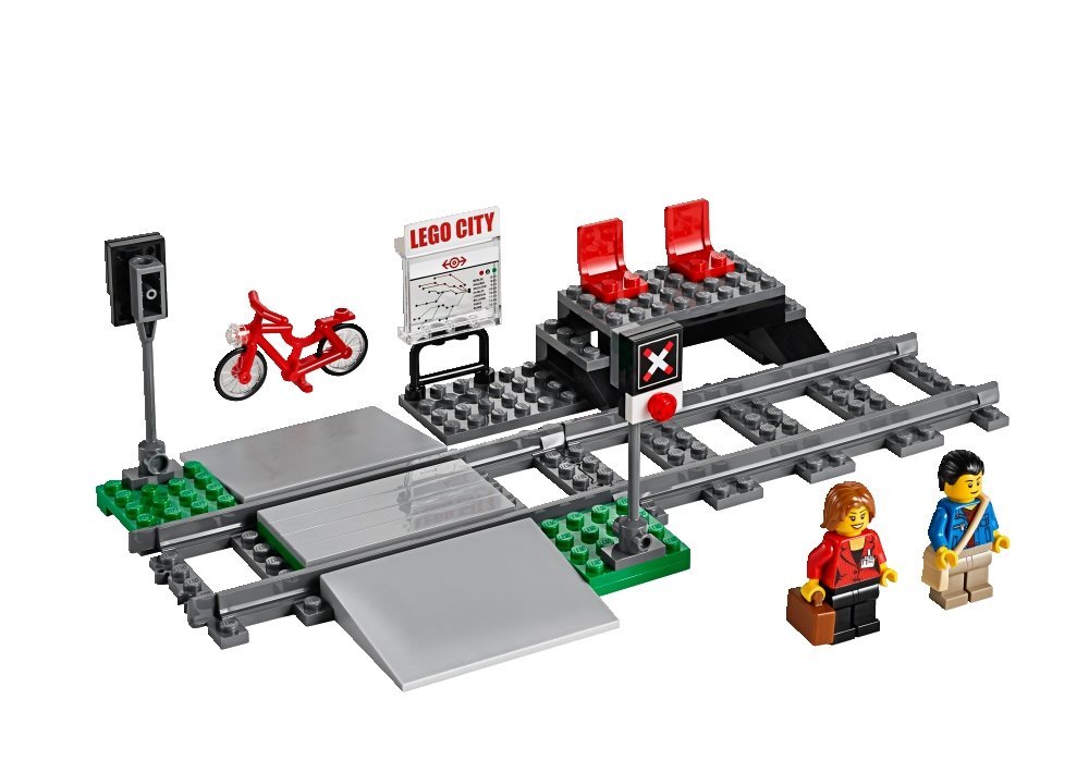 LEGO City Trains High-speed Passenger Train 60051 Building Toy crossing