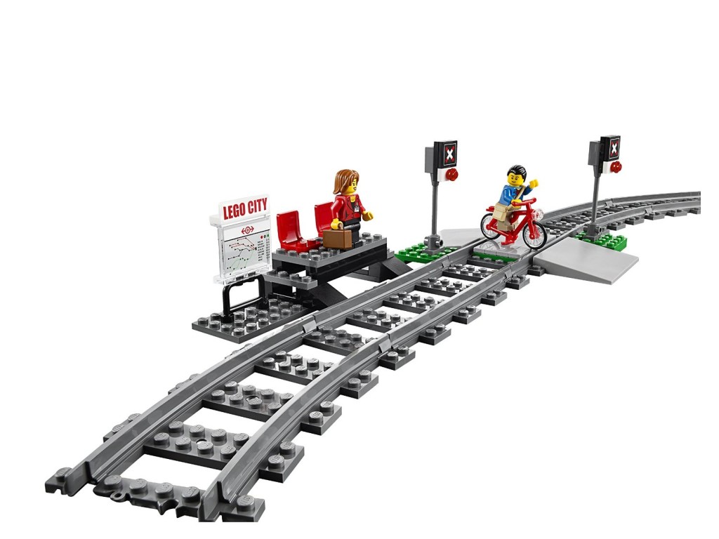 LEGO City Trains High-speed Passenger Train 60051 Building Toy train boarding stop