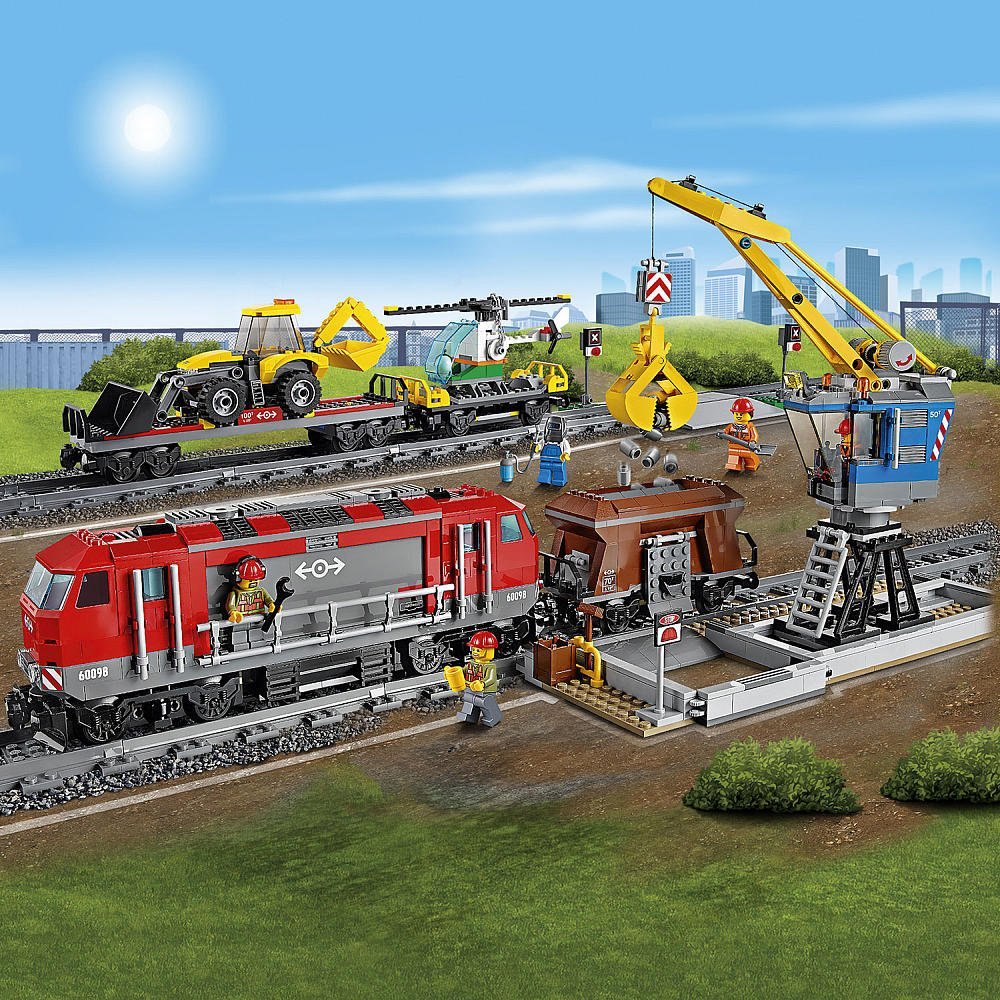 Lego City Heavy-haul Train 60098 rendering