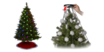 GEEK-MY-TREE GLOW-FLAKES Easy to install Christmas Tree Lights
